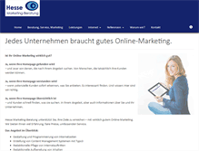 Tablet Screenshot of hesse-marketing.de
